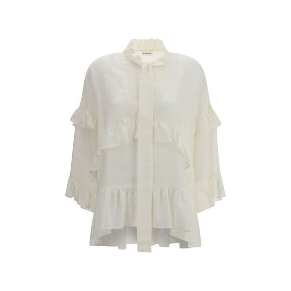 P.A.R.O.S.H. Women Cream Shirts - Picture 1 of 3